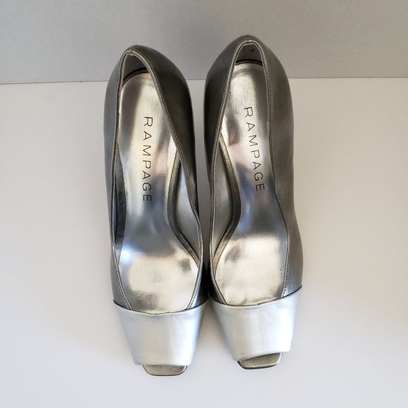 Silver on pewter Rampage MYSTIC Stiletto - Picture 11 of 11